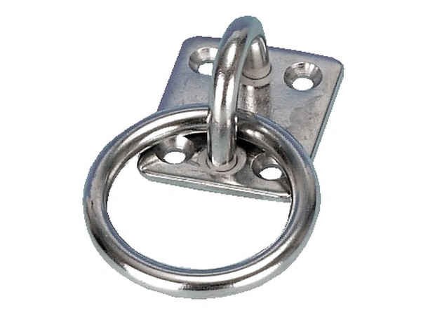 Ringplate m/løs ring 6 mm